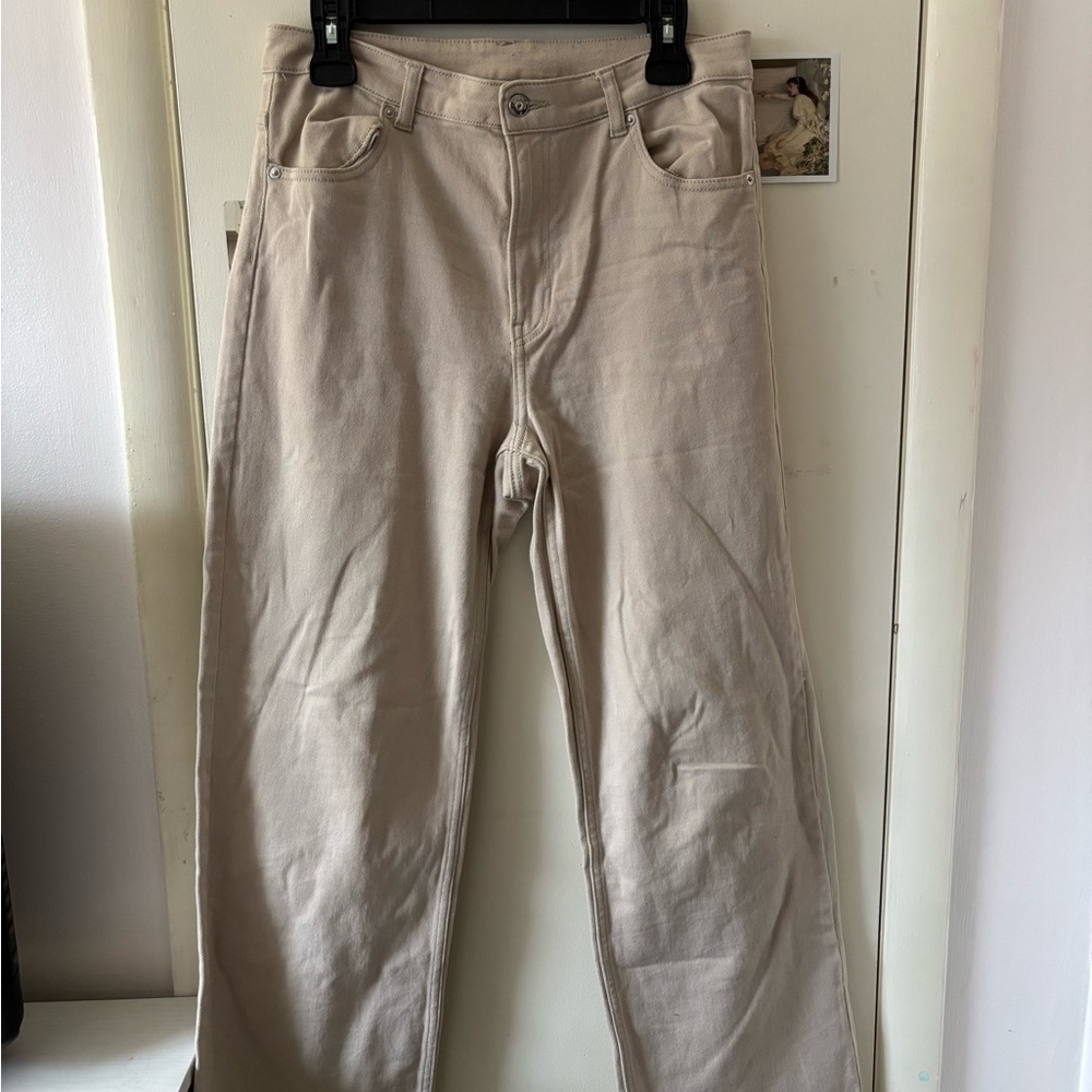 Divided Light Beige Trousers